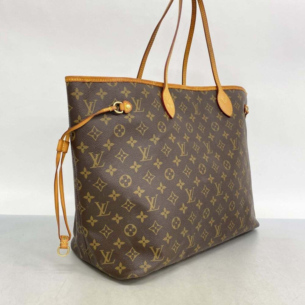 Louis Vuitton Monogram Canvas Tote with Tan Trim - Picture 2 of 14